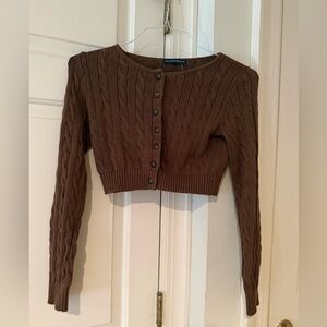 BRANDY MELVILLE CROP CARDIGAN SIZE XS